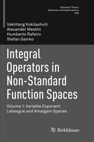 Buchcover Integral Operators in Non-Standard Function Spaces | Vakhtang Kokilashvili | EAN 9783319793252 | ISBN 3-319-79325-X | ISBN 978-3-319-79325-2