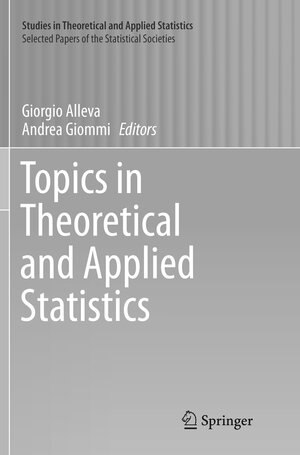 Buchcover Topics in Theoretical and Applied Statistics | EAN 9783319801063 | ISBN 3-319-80106-6 | ISBN 978-3-319-80106-3