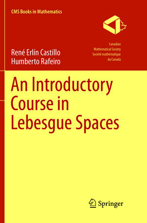 Buchcover An Introductory Course in Lebesgue Spaces | Rene Erlin Castillo | EAN 9783319807096 | ISBN 3-319-80709-9 | ISBN 978-3-319-80709-6