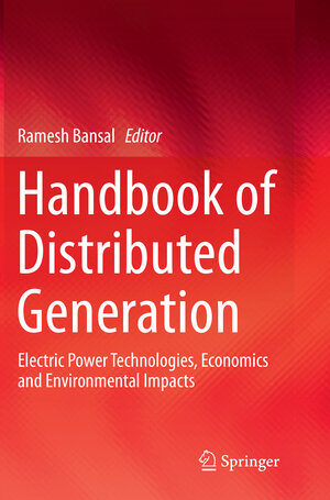 Buchcover Handbook of Distributed Generation | EAN 9783319846262 | ISBN 3-319-84626-4 | ISBN 978-3-319-84626-2