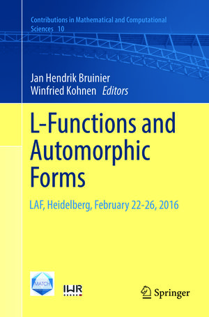 Buchcover L-Functions and Automorphic Forms | EAN 9783319888279 | ISBN 3-319-88827-7 | ISBN 978-3-319-88827-9