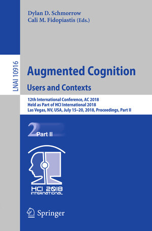 Buchcover Augmented Cognition: Users and Contexts  | EAN 9783319914664 | ISBN 3-319-91466-9 | ISBN 978-3-319-91466-4