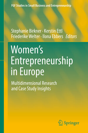 Buchcover Women's Entrepreneurship in Europe  | EAN 9783319963730 | ISBN 3-319-96373-2 | ISBN 978-3-319-96373-0