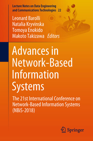 Buchcover Advances in Network-Based Information Systems | EAN 9783319985299 | ISBN 3-319-98529-9 | ISBN 978-3-319-98529-9