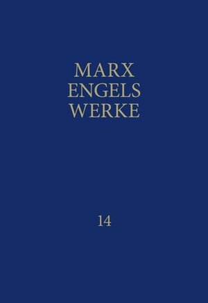 Buchcover MEW / Marx-Engels-Werke Band 14 | Karl Marx | EAN 9783320002145 | ISBN 3-320-00214-7 | ISBN 978-3-320-00214-5