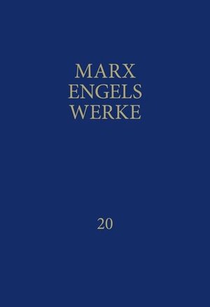 Buchcover MEW / Marx-Engels-Werke Band 20 | Friedrich Engels | EAN 9783320002220 | ISBN 3-320-00222-8 | ISBN 978-3-320-00222-0