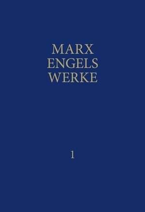 Buchcover MEW / Marx-Engels-Werke Band 1 | Karl Marx | EAN 9783320020880 | ISBN 3-320-02088-9 | ISBN 978-3-320-02088-0