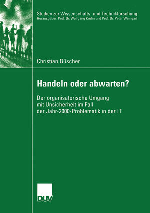 Buchcover Handeln oder abwarten? | Christian Büscher | EAN 9783322813220 | ISBN 3-322-81322-3 | ISBN 978-3-322-81322-0