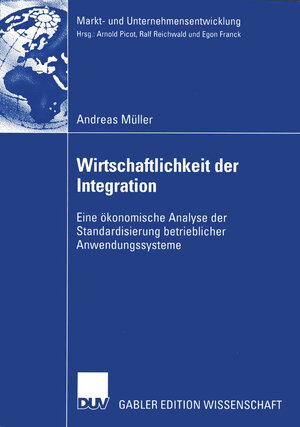 Buchcover Wirtschaftlichkeit der Integration | Andreas Müller | EAN 9783322821409 | ISBN 3-322-82140-4 | ISBN 978-3-322-82140-9