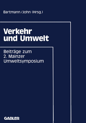Buchcover Verkehr und Umwelt | Hermann Bartmann | EAN 9783322843630 | ISBN 3-322-84363-7 | ISBN 978-3-322-84363-0