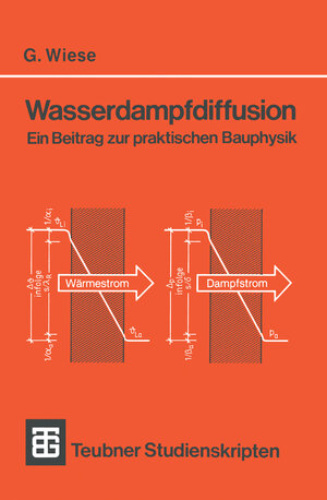 Buchcover Wasserdampfdiffusion | Gerhard Wiese | EAN 9783322848642 | ISBN 3-322-84864-7 | ISBN 978-3-322-84864-2