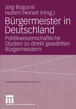 Buchcover Bürgermeister in Deutschland  | EAN 9783322851420 | ISBN 3-322-85142-7 | ISBN 978-3-322-85142-0