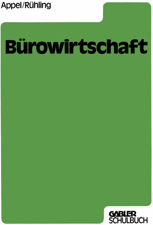 Buchcover Bürowirtschaft | Jo Appel | EAN 9783322854520 | ISBN 3-322-85452-3 | ISBN 978-3-322-85452-0