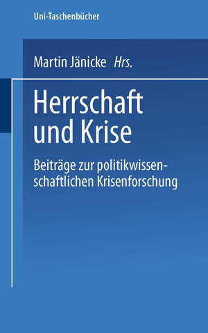 Buchcover Herrschaft und Krise  | EAN 9783322857163 | ISBN 3-322-85716-6 | ISBN 978-3-322-85716-3