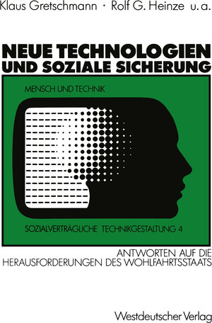 Buchcover Neue Technologien und Soziale Sicherung  | EAN 9783322859853 | ISBN 3-322-85985-1 | ISBN 978-3-322-85985-3