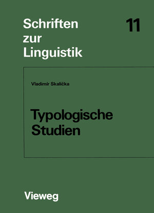 Buchcover Typologische Studien | Vladimír Skalička | EAN 9783322863492 | ISBN 3-322-86349-2 | ISBN 978-3-322-86349-2