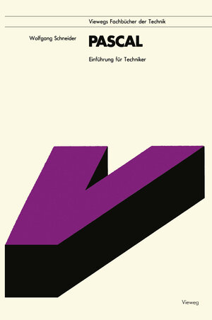 Buchcover Pascal | Wolfgang Schneider | EAN 9783322887917 | ISBN 3-322-88791-X | ISBN 978-3-322-88791-7