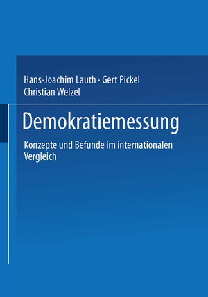 Buchcover Demokratiemessung  | EAN 9783322895905 | ISBN 3-322-89590-4 | ISBN 978-3-322-89590-5