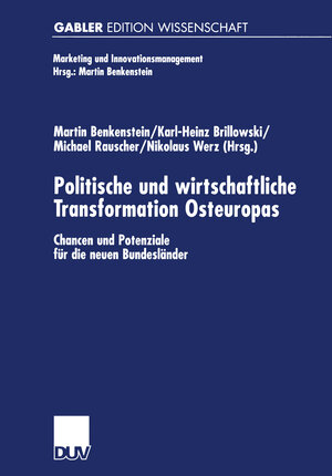 Buchcover Politische und wirtschaftliche Transformation Osteuropas  | EAN 9783322896438 | ISBN 3-322-89643-9 | ISBN 978-3-322-89643-8