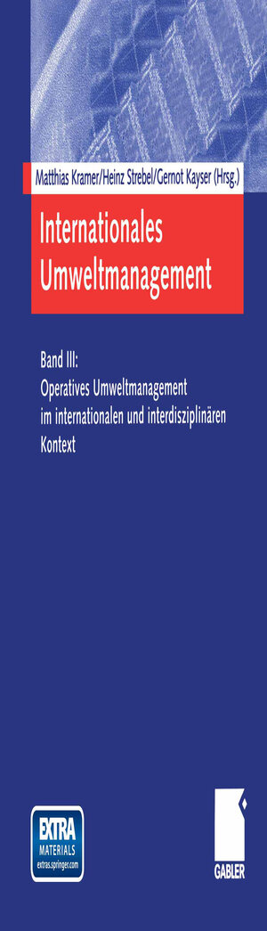 Buchcover Internationales Umweltmanagement  | EAN 9783322904959 | ISBN 3-322-90495-4 | ISBN 978-3-322-90495-9