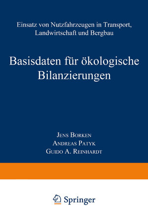 Buchcover Basisdaten für ökologische Bilanzierungen | Jens Borken | EAN 9783322918260 | ISBN 3-322-91826-2 | ISBN 978-3-322-91826-0