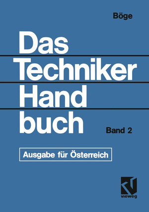 Buchcover Das Techniker Handbuch | EAN 9783322918994 | ISBN 3-322-91899-8 | ISBN 978-3-322-91899-4