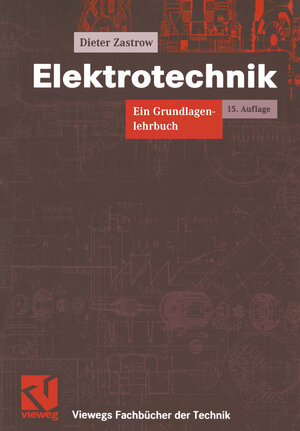 Buchcover Elektrotechnik | Dieter Zastrow | EAN 9783322928979 | ISBN 3-322-92897-7 | ISBN 978-3-322-92897-9