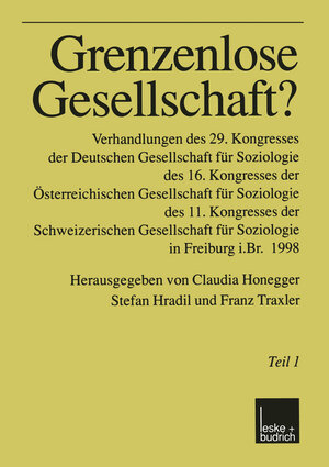 Buchcover Grenzenlose Gesellschaft?  | EAN 9783322933331 | ISBN 3-322-93333-4 | ISBN 978-3-322-93333-1