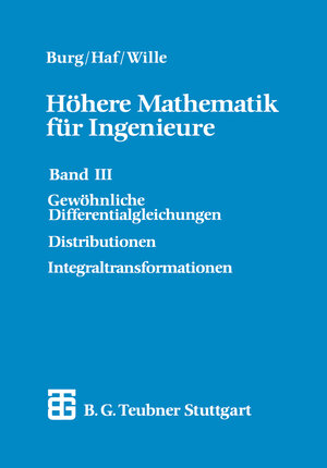 Buchcover Höhere Mathematik für Ingenieure | Klemens Burg | EAN 9783322941268 | ISBN 3-322-94126-4 | ISBN 978-3-322-94126-8