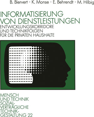 Buchcover Informatisierung von Dienstleistungen | Kurt Monse | EAN 9783322941435 | ISBN 3-322-94143-4 | ISBN 978-3-322-94143-5