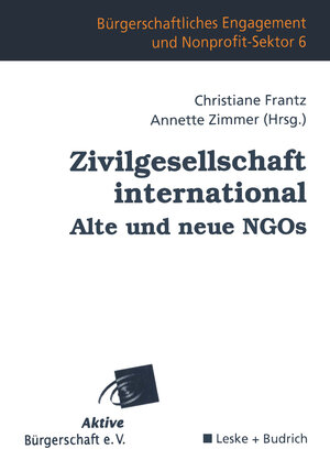 Buchcover Zivilgesellschaft international Alte und neue NGOs  | EAN 9783322949417 | ISBN 3-322-94941-9 | ISBN 978-3-322-94941-7