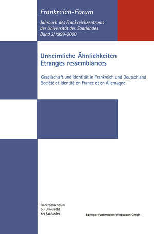 Buchcover Unheimliche Ähnlichkeiten / Etranges ressemblances | Bernhard Kramann | EAN 9783322950505 | ISBN 3-322-95050-6 | ISBN 978-3-322-95050-5