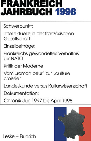 Buchcover Frankreich-Jahrbuch 1998 | Lothar Albertin | EAN 9783322951786 | ISBN 3-322-95178-2 | ISBN 978-3-322-95178-6