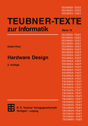 Buchcover Hardware Design | Wolfgang J. Paul | EAN 9783322953780 | ISBN 3-322-95378-5 | ISBN 978-3-322-95378-0