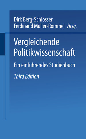 Buchcover Vergleichende Politikwissenschaft  | EAN 9783322973931 | ISBN 3-322-97393-X | ISBN 978-3-322-97393-1