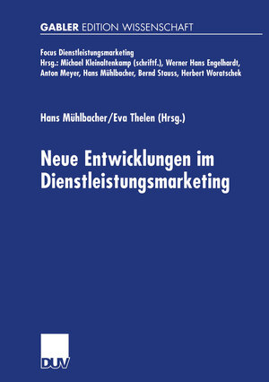 Buchcover Neue Entwicklungen im Dienstleistungsmarketing  | EAN 9783322978301 | ISBN 3-322-97830-3 | ISBN 978-3-322-97830-1