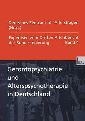 Buchcover Gerontopsychiatrie und Alterspsychotherapie in Deutschland | Kenneth A. Loparo | EAN 9783322997128 | ISBN 3-322-99712-X | ISBN 978-3-322-99712-8