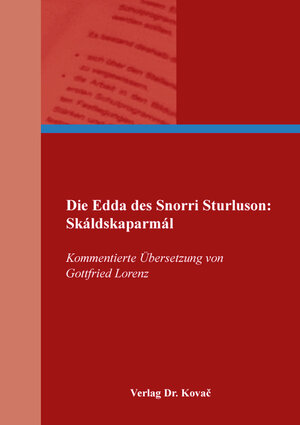 Buchcover Die Edda des Snorri Sturluson: Skáldskaparmál  | EAN 9783339112668 | ISBN 3-339-11266-5 | ISBN 978-3-339-11266-8