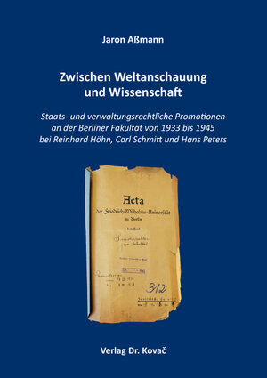 Buchcover Zwischen Weltanschauung und Wissenschaft | Jaron Aßmann | EAN 9783339116062 | ISBN 3-339-11606-7 | ISBN 978-3-339-11606-2
