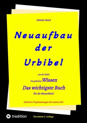 Buchcover 2. Auflage 2. Band von Neuaufbau der Urbibel | Johannes Greber | EAN 9783347921719 | ISBN 3-347-92171-2 | ISBN 978-3-347-92171-9