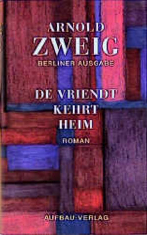Buchcover De Vriendt kehrt heim | Arnold Zweig | EAN 9783351034047 | ISBN 3-351-03404-0 | ISBN 978-3-351-03404-7