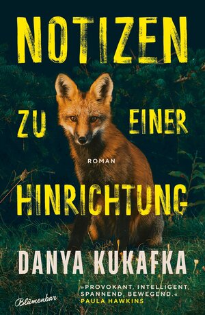 Buchcover Notizen zu einer Hinrichtung | Danya Kukafka | EAN 9783351051211 | ISBN 3-351-05121-2 | ISBN 978-3-351-05121-1