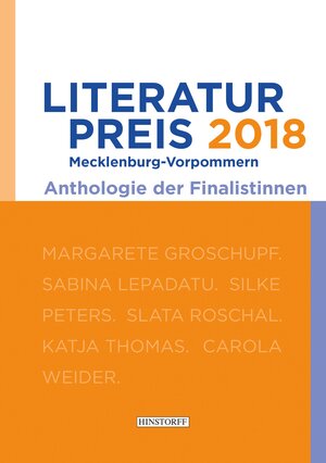 Buchcover Literaturpreis 2018 Mecklenburg-Vorpommern  | EAN 9783356022698 | ISBN 3-356-02269-5 | ISBN 978-3-356-02269-8