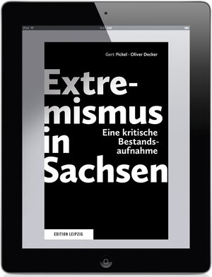 Buchcover Extremismus in Sachsen  | EAN 9783361007239 | ISBN 3-361-00723-2 | ISBN 978-3-361-00723-9