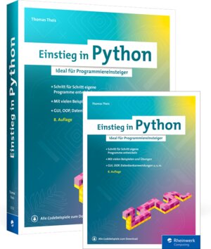 Buchcover Einstieg in Python | Thomas Theis | EAN 9783367101269 | ISBN 3-367-10126-5 | ISBN 978-3-367-10126-9