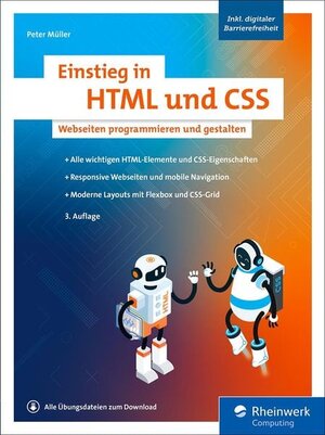 Buchcover Einstieg in HTML und CSS | Peter Müller | EAN 9783367102358 | ISBN 3-367-10235-0 | ISBN 978-3-367-10235-8