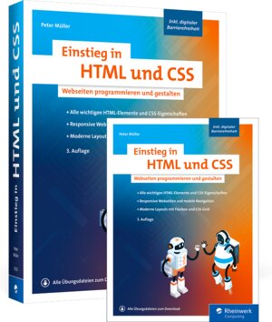Buchcover Einstieg in HTML und CSS | Peter Müller | EAN 9783367102365 | ISBN 3-367-10236-9 | ISBN 978-3-367-10236-5