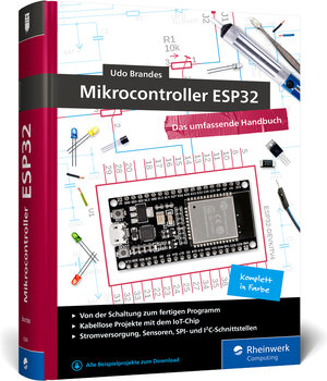Buchcover Mikrocontroller ESP32 | Udo Brandes | EAN 9783367102846 | ISBN 3-367-10284-9 | ISBN 978-3-367-10284-6