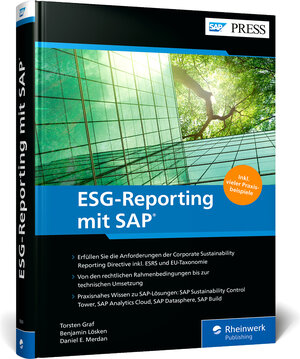 Buchcover ESG-Reporting mit SAP | Torsten Graf | EAN 9783367103140 | ISBN 3-367-10314-4 | ISBN 978-3-367-10314-0