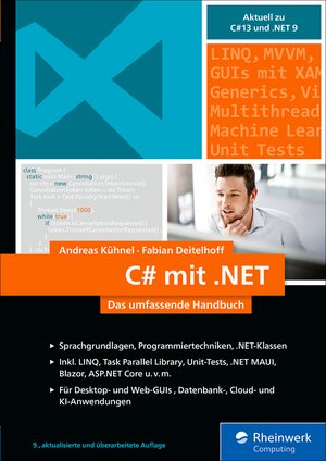 Buchcover C# mit .NET | Andreas Kühnel | EAN 9783367103218 | ISBN 3-367-10321-7 | ISBN 978-3-367-10321-8